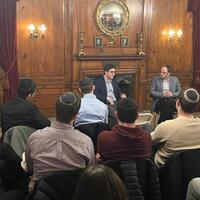 Kaufman and Halpern speaking